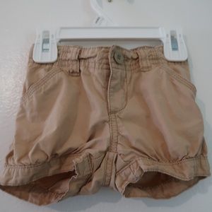 Khaki color Old Navy Shorts, size 18 -24 months